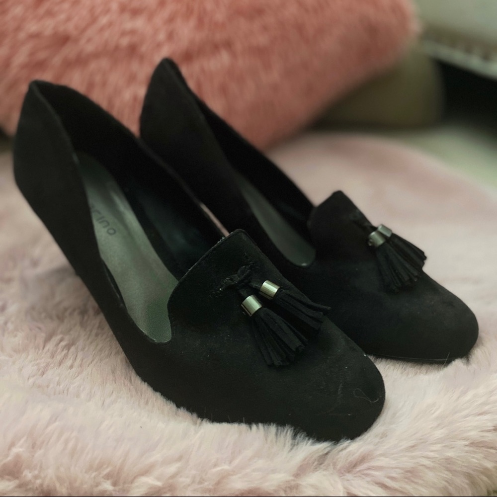 Ann Marino black heels size 7.5